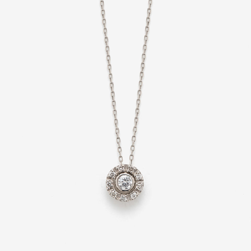 【2023ウィンターコレクション】プラチナ ダイヤモンド ネックレス¥88,000 (税込)
