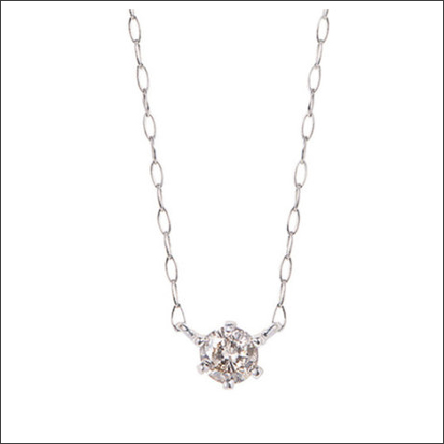 【WEB限定】K18 ホワイトゴールド ダイヤモンド ネックレス（0.15ct）¥25,300 (税込)