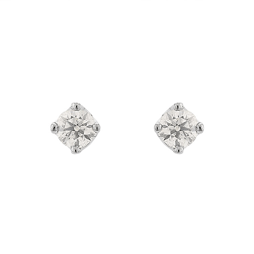 プラチナ ダイヤモンド ピアス（0.3ct）