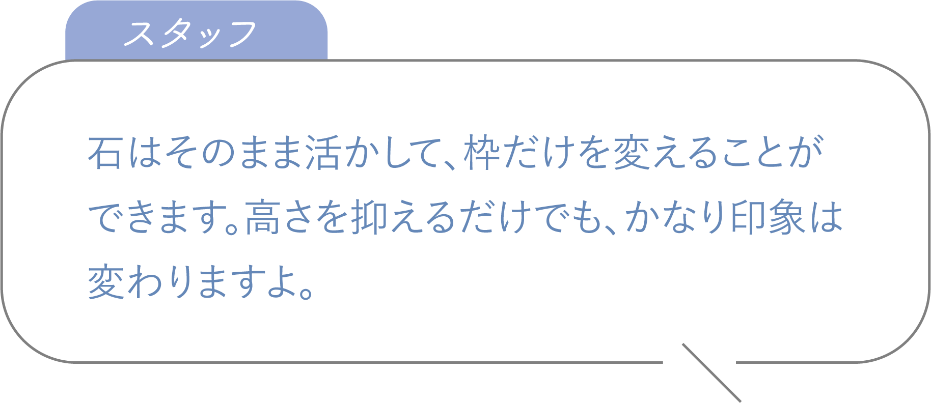 石はそのまま活かして、枠だけを変えることができます。高さを抑えるだけでも、かなり印象は変わりますよ。